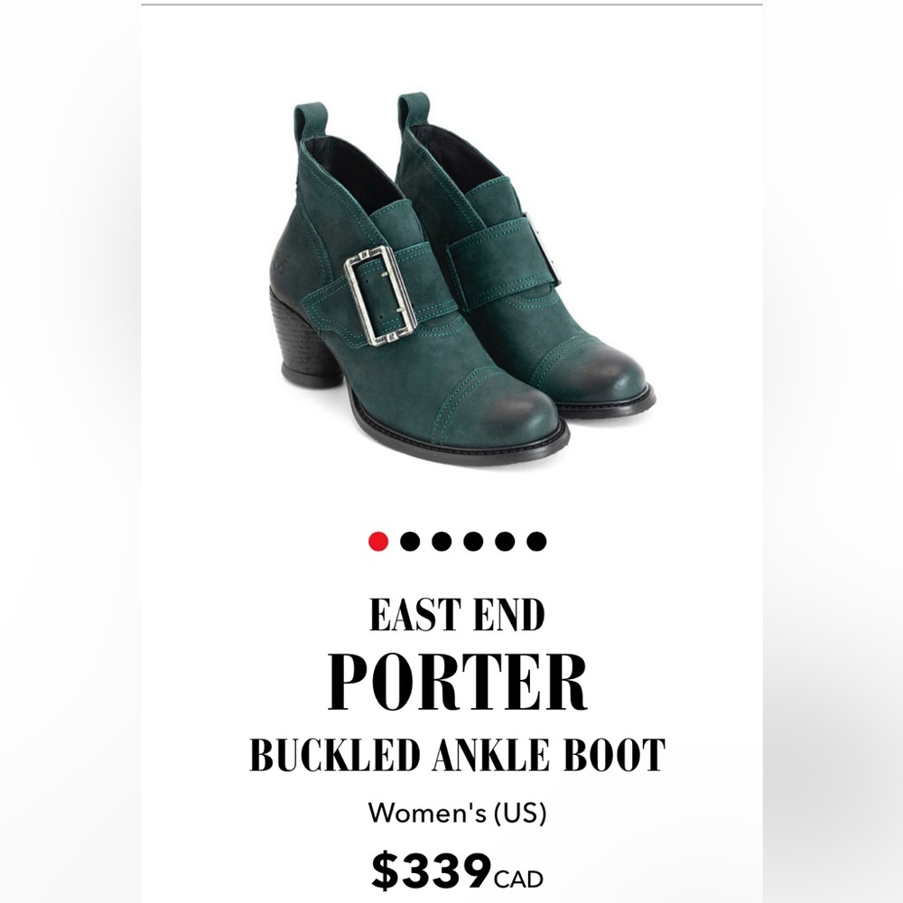 John Fluevog East End Porter Buckled Ankle Boot